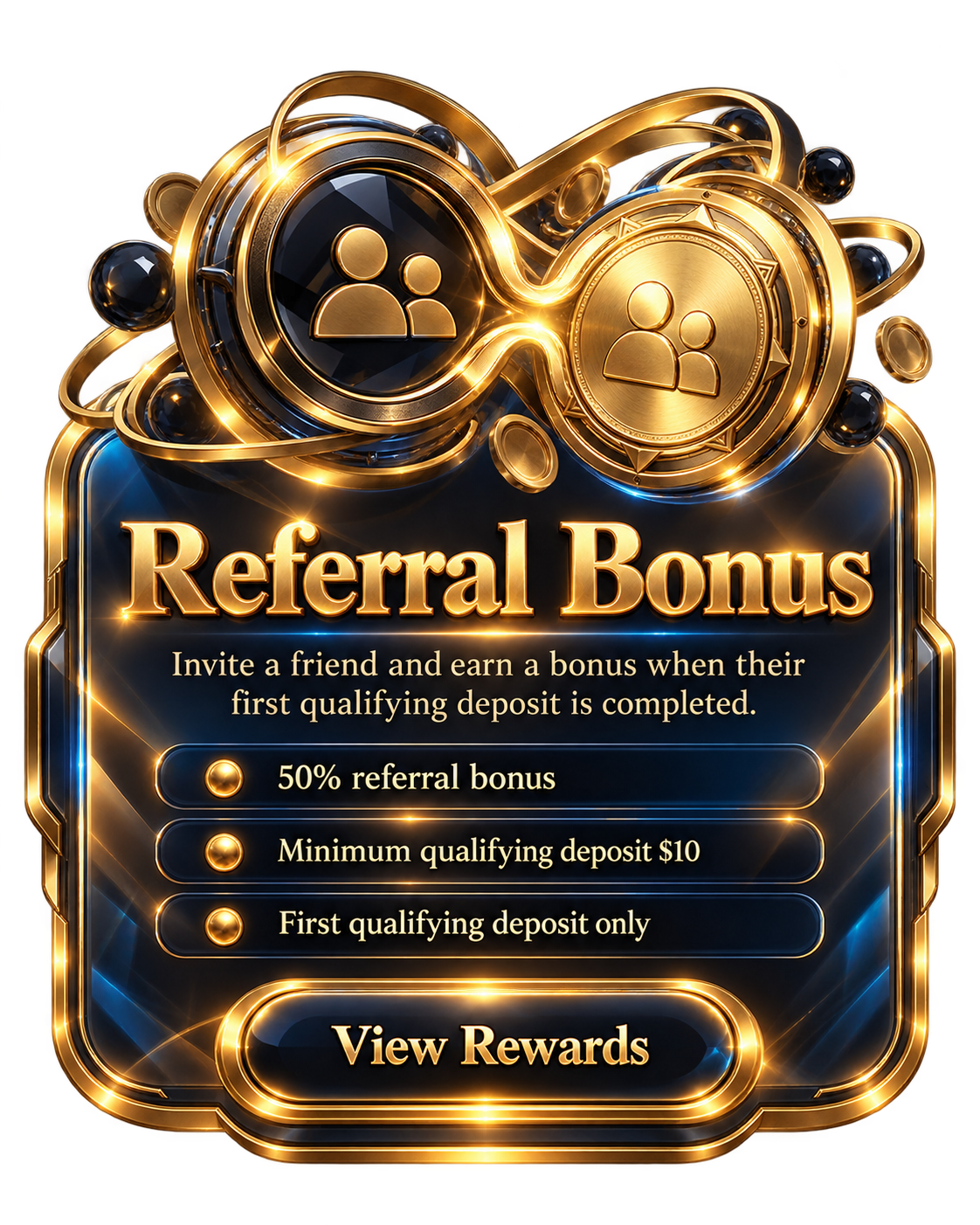 Shark Reels Referral Bonus preview showing referral requirements
